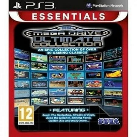 SEGA Mega Drive ULTIMATE Collection (PS3 - Playstation 3) An Epic Game Collection of Over 40 Gaming Classics