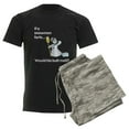 thumbnail image 6 of CafePress - Men's Dark Pajamas - Men's Dark Loose Fit Cotton Pajama Set, 6 of 7