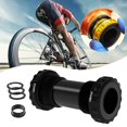 thumbnail image 3 of Soporte inferior de con espaciadores BB roscados para carcasa de Cojinete negro shamjiam soporte inferior de bicicleta, 3 of 9