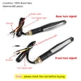 thumbnail image 2 of 4x Sequential Flowing LED Motorcycle Turn Signal Indicator Lights DRL Brake Lamp, 2 of 8