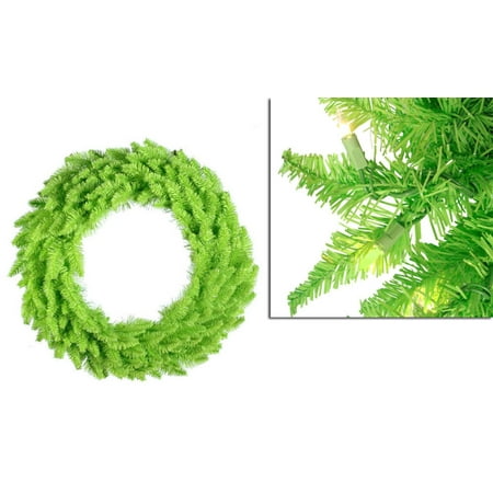 Vickerman 36" Prelit Ashley Spruce Christmas Wreath - Clear/Green Lights