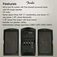 thumbnail image 6 of Fender Passport Conference S2 Portable PA System Bundle with Compact Speaker Stands, XLR Cable, and Instrument Cable, 6 of 9