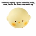 thumbnail image 2 of Yellow Chick Squishy Toy with Slow Rising Design, Yellow, for Kids and Adults, Relaxation Toy, 2 of 3