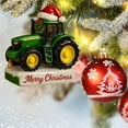 thumbnail image 2 of 2025 Personalized Tractor 2D Flat Acrylic Christmas Ornament,Tractor-Shaped Tree Decor Customizable Tractor Design,Lightweight for Easy Hanging on Tree Branches or Garland Christmas Decor,Purple, 2 of 7