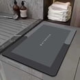 thumbnail image 1 of Alfombrilla de baño de diatomita, suave y cómoda, absorción de agua, no, secado rápido para alfombra de suelo de baño, alfombras de suelo de entrada d Rectángulo Fernando alfombra de baño, 1 of 7