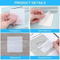 thumbnail image 4 of Jinsinto Notes Autocollantes Transparentes 75*75mm, 200 Pcs Blocs-Notes Autocollants Onglets Autocollants Transparents Affichez-le Notes Notes de Rappel pour l'Apprentissage, 4 of 5