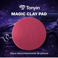 thumbnail image 2 of Tonyin Magic Clay Pad 6” Disco Descontaminante para Auto | Limpieza Profunda de Pintura y Eliminación de Contaminantes, 2 of 4