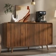 thumbnail image 3 of Sideboard with Rounded Corners, Sideboards and Buffets, Elegant Storage for Dining or Living Spaces, 55.3"W x 15.8"D x 31.7"H, 3 of 7