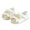 White, variant on Infant Baby Girls Non-Slip Soft Sole Leather Shoes Princess Shoes