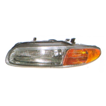 New Aftermarket Driver Side Left Head Lamp Assembly 5263987AB fits 1996-2000 Chrysler Sebring JX Convertible 2-Door
