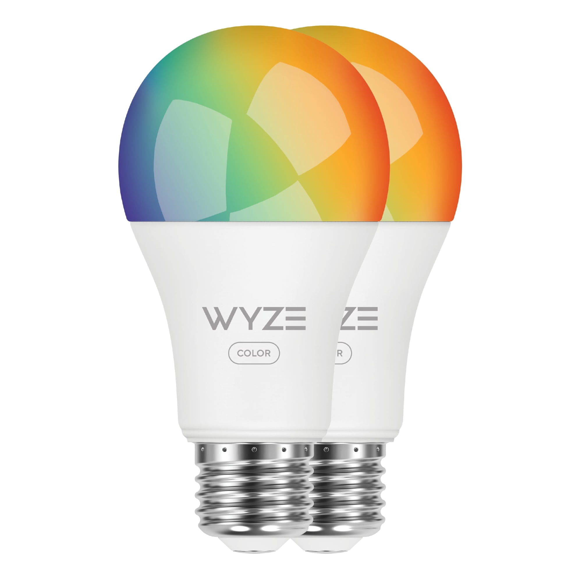 Wyze LED 1100 Lumens (75W Equivalent) Color Smart Home Bulb, 2 Pack