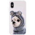 thumbnail image 1 of Funda de silicona blanda pintada para iphone, carcasa trasera de TPU, a prueba de golpes, para x, xs, max, xr Fivean unisex, 1 of 2