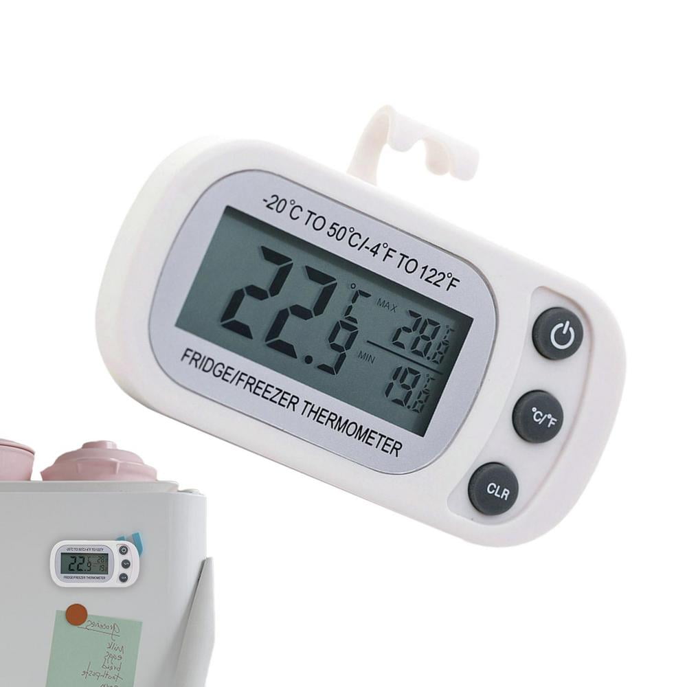Laideyi Fridge Thermometer LCD Display Refrigerator Freezer Temperature