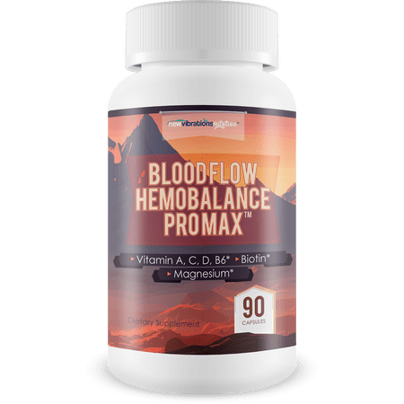 Blood Flow Hemo Balance Pro Max - Circulation And Vein Support Vitamins - Hemobalance - Hemo Balance - Our Best Circulation Supplement - Circulation and Vein Support for Healthy Legs - Vasodilator