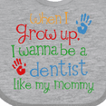 thumbnail image 4 of Inktastic Dentist Like Mommy Boys or Girls Baby Bib, 4 of 4