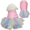 thumbnail image 4 of Visland Dog Dresses for Small Dogs Summer Cute Princess Dress Pet Skirt Apparel Puppy Clothes Costume TulleCat Dress Outfits, 4 of 7