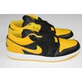thumbnail image 4 of Ni - ke Air Jordan 1 Low Sneakers Men's Size 12 Black White Yellow NEW 553558-072, 4 of 5