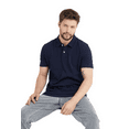 thumbnail image 3 of Wear Sierra Men's Polo Shirt, Short Sleeve, 2-Button, Quick Dry, Relaxed Fit, Navy, Small, 3 of 7