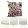 thumbnail image 4 of JEUXUS  Mexican Design Colorful Pigeons Pheasant Pillowcases Pillows Covers Cases Bedroom Decor Decoration Rectangle Two Sides Printed  Hotel,Cafe,Car,Sofa Throw Pillow Case Cushion Cover, 4 of 5