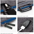 thumbnail image 5 of 13.3 Inch Multi-Functional Laptop Sleeve Business Briefcase Messenger Bag with USB Charging Port for 13-13.3, 5 of 5
