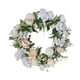 thumbnail image 3 of Guirnalda artificial Guirnaldas de flores 45 cm Decoración para el hogar Inauguración de la casa Guirnaldas de primavera Guirnalda de puerta delantera para boda Balcón Chimenea Fuera blanco BLESIY corona de boda, 3 of 8