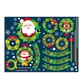 thumbnail image 4 of 8 Pegatinas de pared navideñas, pegatinas de pared para ventana de cristal, murales de Papá Noel, adornos navideños para el hogar, diciembre, 4 of 5