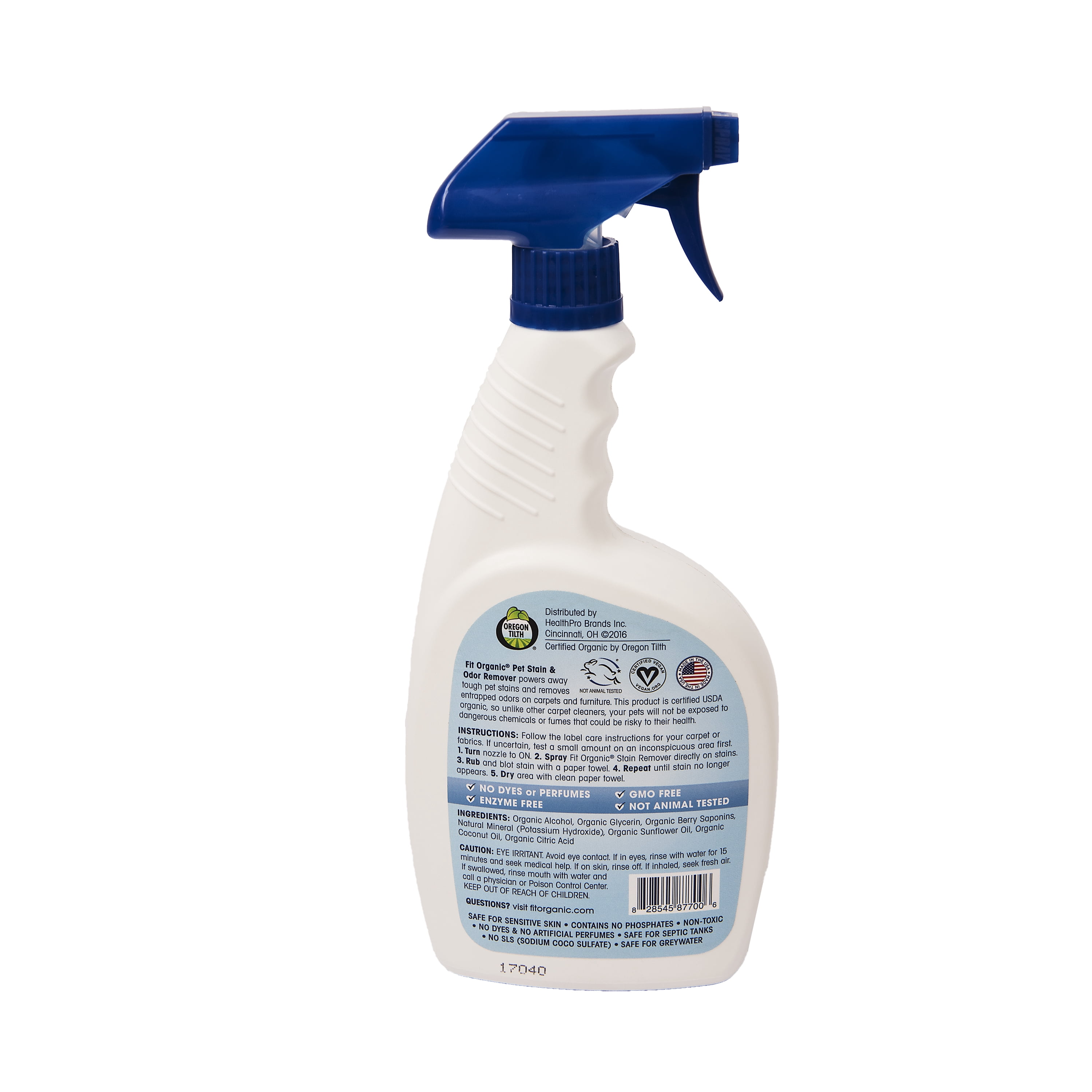 Fit Organic Pet Stain & Odor Remover, 24 Fl Oz