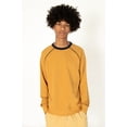 thumbnail image 2 of Ragstock Honey Mustard Piping Sweatshirt, 2 of 4