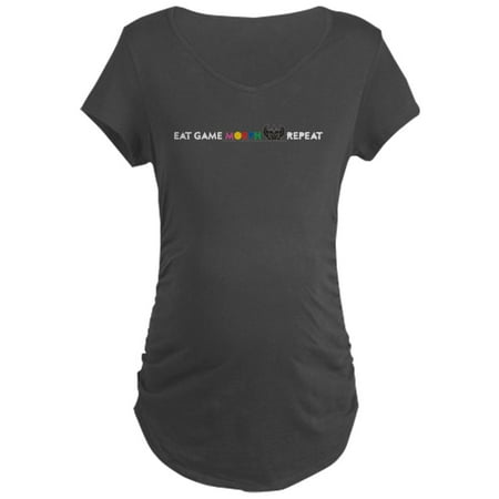 

CafePress - Power Rangers Eat Game M Women s Maternity T Shirt - Maternity Dark T-Shirt