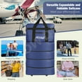 thumbnail image 5 of WOOW DEPOT 40in Expandable Suitcase Bag 4 Layer Collapsible Rolling Luggage Wheeled Duffle Bag Large for Home Storage Cargo Travel Business Moving, 5 of 7