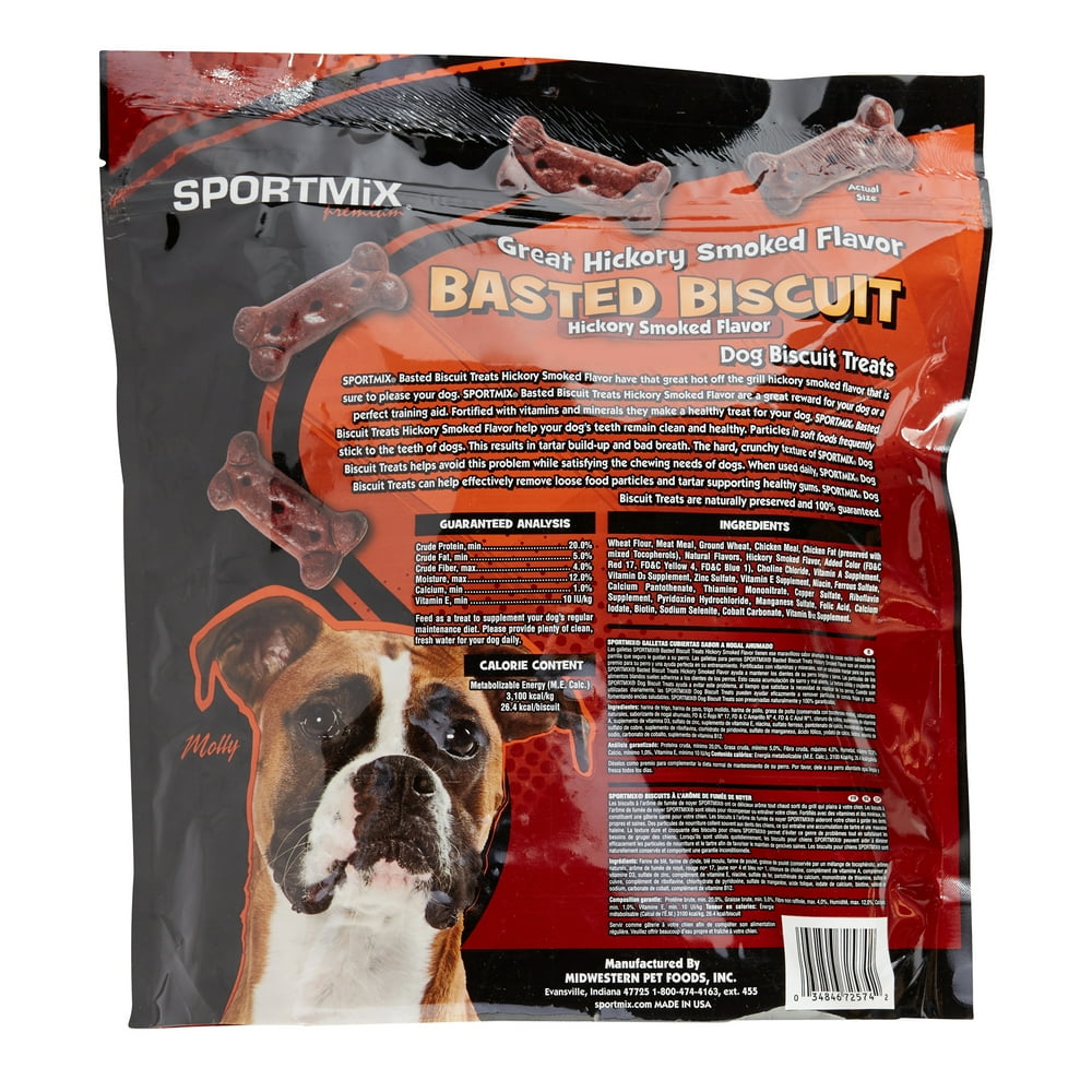 SportMix Premium Select Basted Hickory Smoked Flavor Dry Dog Treat, 3