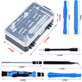 thumbnail image 3 of HZKAICUN 135 In 1 Precision Mechanic Screwdriver Tool Set and Opening Tool for IPhone, PC, Laptop, IPad, Tablet, Computer, MacBook, Glasses, Xbox, Watches, Camera Repair, 3 of 9