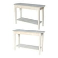thumbnail image 6 of International Concepts Unfinished Phillips Oval Sofa Table, 6 of 14