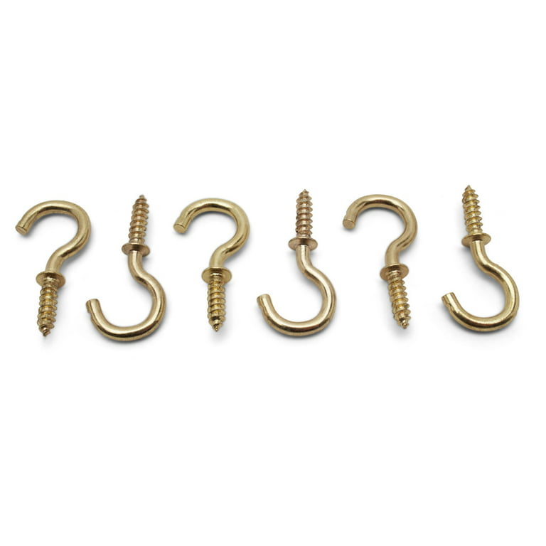 Cup Hooks Screw in, 5/8 inch, Pack of 500 Mini Screw in Hooks for