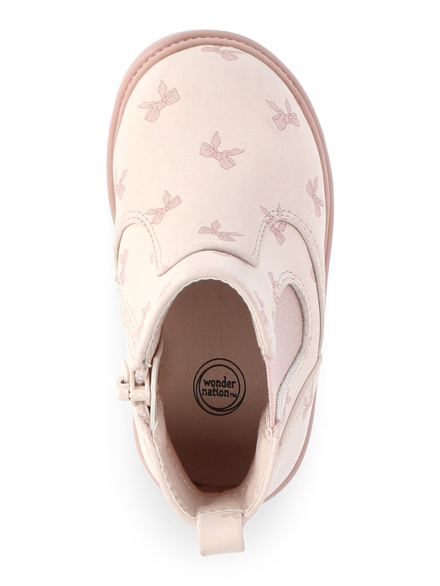 Wonder Nation Infant Girls’  Bow Chelsea Boots