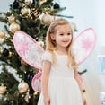 thumbnail image 2 of Butterfly Wings - Girls Fairy Wings - Butterfly Nylon Wings - Sparkling Sheer Angel Wings Butterfly Wings With Magic Wand A heqiyong LED, 2 of 2