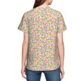 thumbnail image 7 of Wukai Watercolor Wildflowers Youth Unisex Short Sleeve T-Shirt for Boys, Girls, Teens, and Kids-X-Small, 7 of 7
