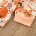 thumbnail image 6 of Tisuna Baby Girl Boy Halloween Onesie Fall Winter Crew Neck Long Sleeve Romper Pumpkin Print Cute Casual Halloween Outfit,Size 6-12 Months,Orange, 6 of 7