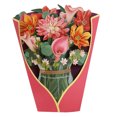thumbnail image 1 of Ramo de flores de papel 3D tarjeta de felicitación flores de papel creativas tarjetas emergentes ramo de flores para siempre regalos para el día de la madre, 1 of 7