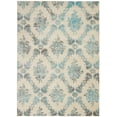 thumbnail image 2 of Nourison Tranquil Floral Ivory/Turquoise 4' x 6' Area Rug, (4x6), 2 of 8