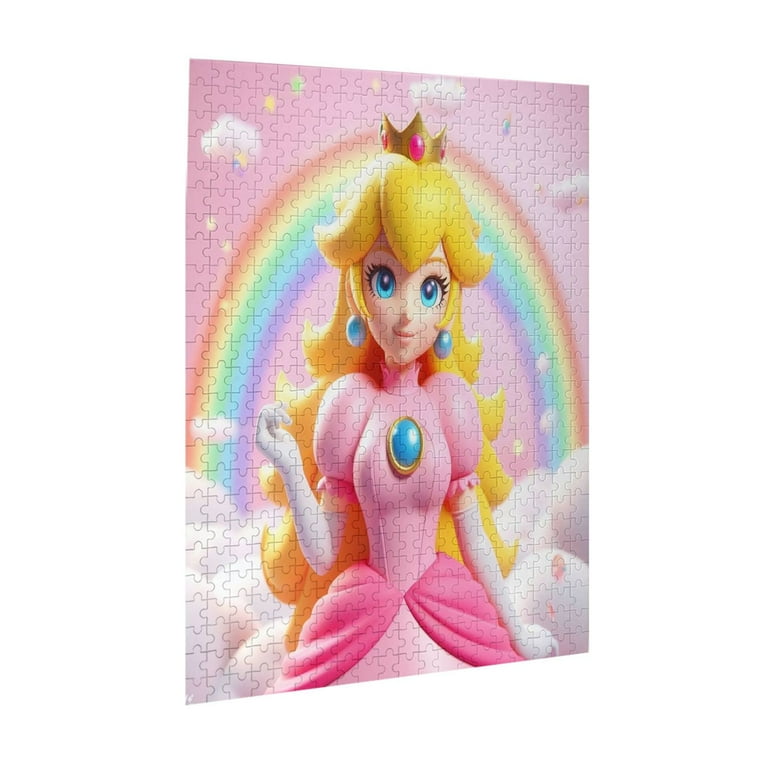 Princess Peach Jigsaw Puzzles 300 500 1000 Piece Colorful