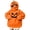 Orange plus size halloween sweatshirt a4, variant on BRELIL Women Plus Size Halloween Pumpkin Hoodie Fall Long Sleeve Pullover Loose Casual Sweatshirt with Pocket Autumn Outfit, Orange 3XL