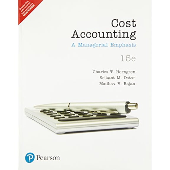 Pre-Owned Cost Accounting, 9789332542211, 933254221X, Paperback, 15th Edition edition