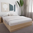 thumbnail image 3 of Nexera Milano Full Size Platform Bed Frame, Natural Blonde Oak, 3 of 7