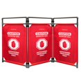 thumbnail image 1 of Essentially Yours"Restricted Area" Foldable Safety Barricade | High Visibility Red 3 Foot Lightweight Portable Safety Barrier with Heavy Duty PVC Frame, 1 of 4