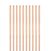 10Pcs Copper Brazing Rods 19" Flat Phosphorus Copper Filler Solder Welding Sticks for Air Conditioner