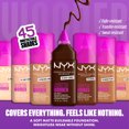 thumbnail image 6 of NYX Professional Makeup Make 'EM Wonder, 24H Soft Matte Foundation Makeup, MAHOGANY 34, 6 of 15