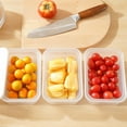 thumbnail image 3 of 950ML Fridge Food Storage Container with Lids with Strainer, BPA-Free Fruit Vegetable Storage Containers Keep Fruits, Vegetables, Berry, Meat Fresh longer, 3 of 7