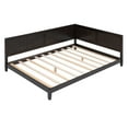 thumbnail image 5 of Full Size Daybed, Solid Wood Sofa Bed with Two-Side Rails, Day Bed Frame for Bedroom Living Room, No Box Spring Needed, Espresso, 5 of 10