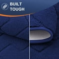 thumbnail image 3 of Buganda Indoor Doormat for Entrance, Washable Dirt Trapper Front Door Rug, Absorbent Non-Slip Low-Profile Door Mat(36"x24", Navy), 3 of 8